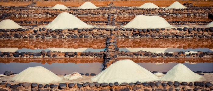 Salt production on Fuerteventura