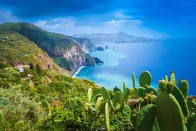 Landscape on the Aeolian Islands