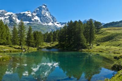 The well-known mountain in the Alps