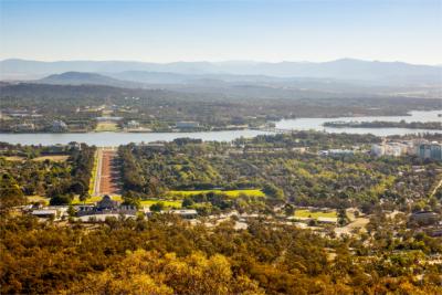 View of Australia's capital