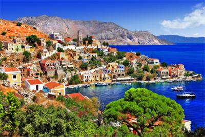 The island of Symi in the Dodecanese