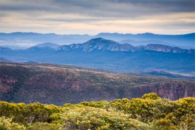 Panoramic view of the Grampians