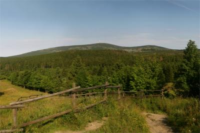 View of the Harz and the Brocken