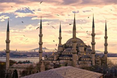 Famous mosque in Istanbul