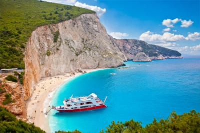 Katsiki Beach on Lefkada