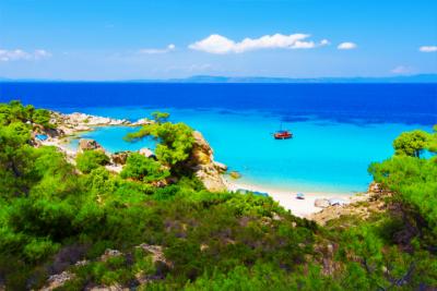 A beach on Halkidiki