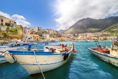 Coastal town on Sicily