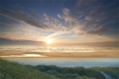 Beach scenery in South Jutland