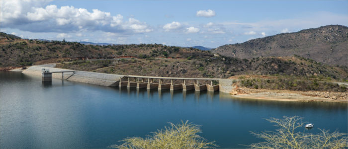 Impressive Maguga Dam in Swaziland