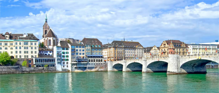 Basel against the backdrop of the Basel Minster