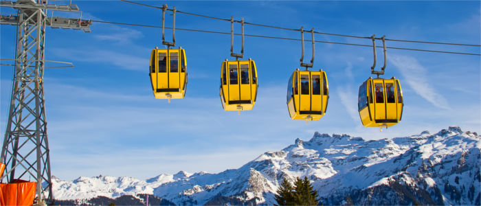 Cable car in the Canton of Glarus