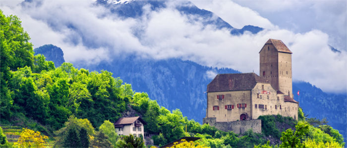 Castle in St. Gallen in Eastern Switzerland
