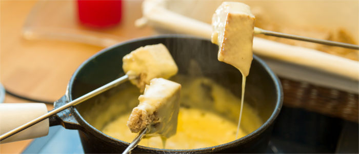 Cheese fondue from the Canton of Fribourg