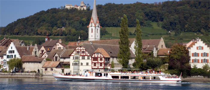 Stein am Rhein and the castle on the hill