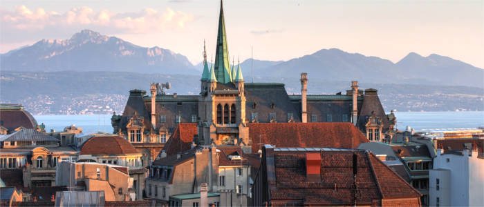 Lausanne in the Canton of Vaud