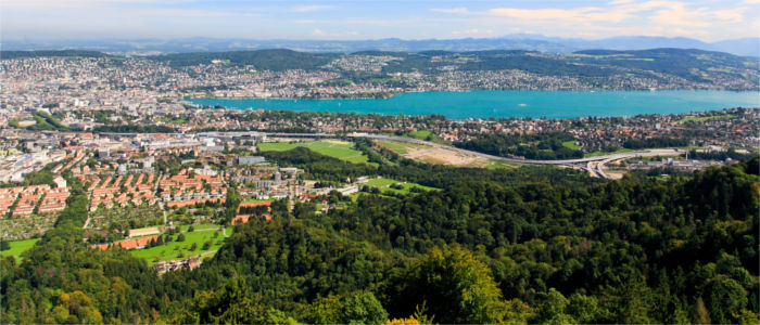 Zurich and Lake Zurich