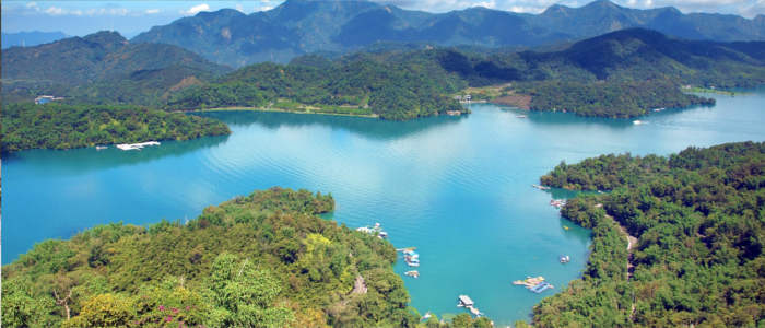 The Sun Moon Lake in Taiwan