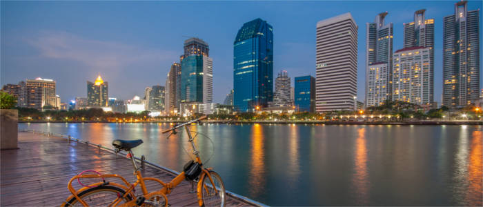 Cycling in Bangkok