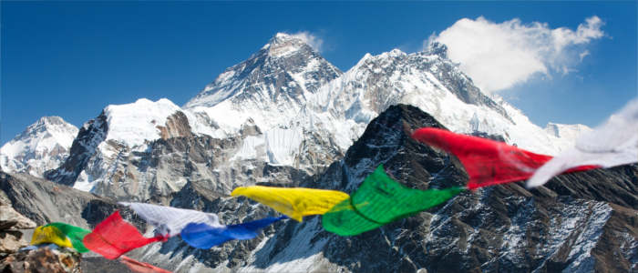 Tibetan Himalayas panorama