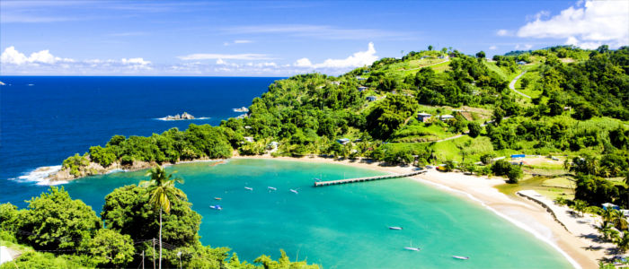 At the seaside in Trinidad and Tobago