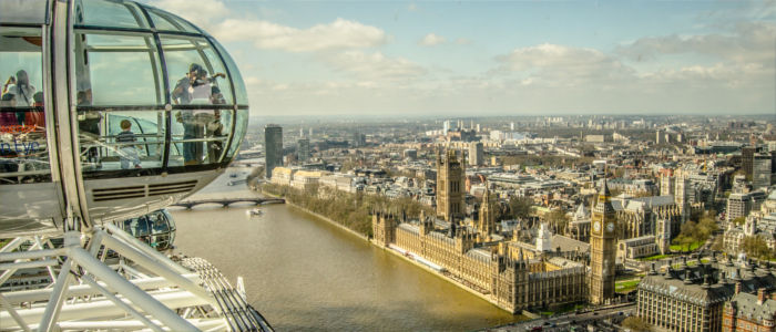 The London Eye in London in the United Kingdom