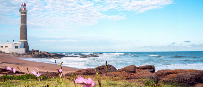 Beach in front of Uruguay