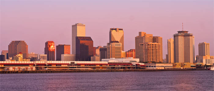 View of New Orleans in Louisiana