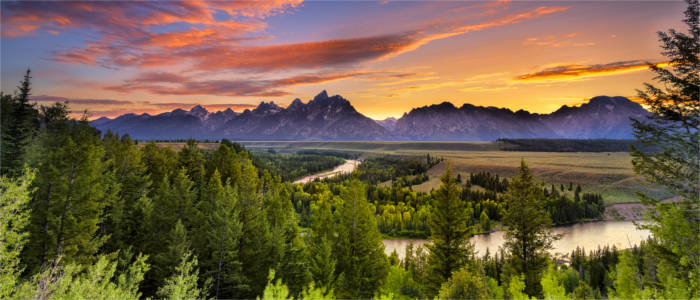 The Rocky Mountains in Wyoming