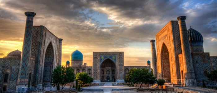 City Samarkand in Uzbekistan